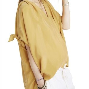Hatch maternity yellow top